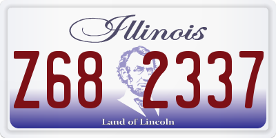 IL license plate Z682337
