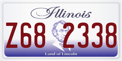 IL license plate Z682338