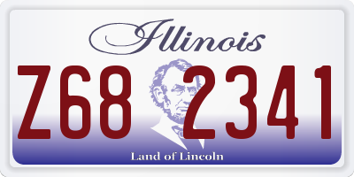IL license plate Z682341