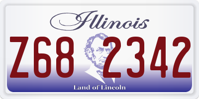 IL license plate Z682342