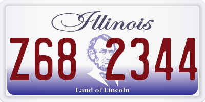 IL license plate Z682344