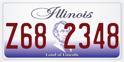 IL license plate Z682348