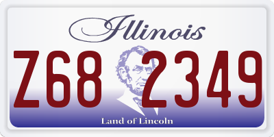 IL license plate Z682349