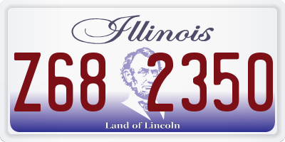 IL license plate Z682350
