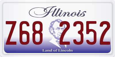IL license plate Z682352