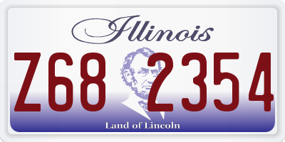 IL license plate Z682354