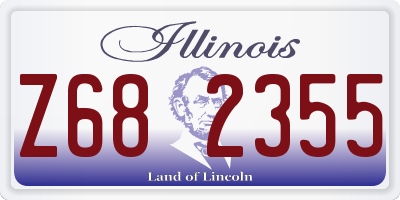 IL license plate Z682355