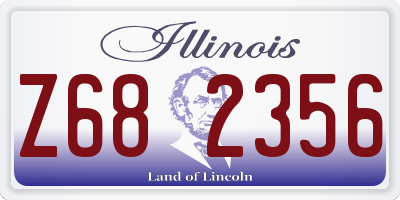 IL license plate Z682356