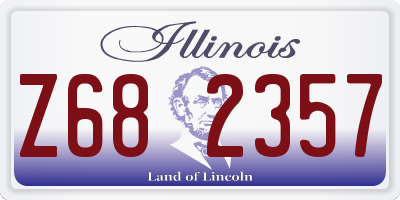 IL license plate Z682357