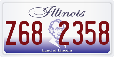 IL license plate Z682358