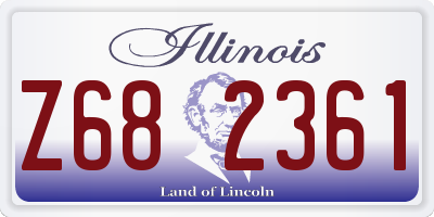IL license plate Z682361