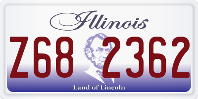IL license plate Z682362