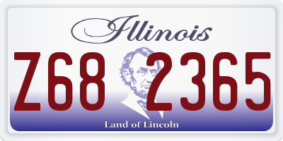 IL license plate Z682365