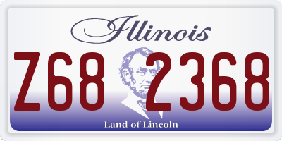 IL license plate Z682368