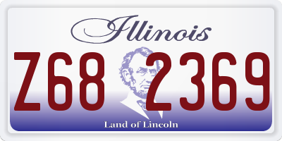 IL license plate Z682369