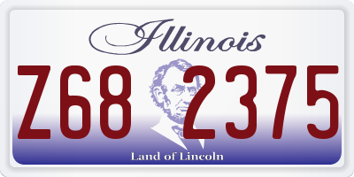 IL license plate Z682375