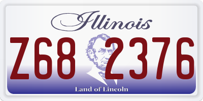 IL license plate Z682376