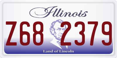 IL license plate Z682379