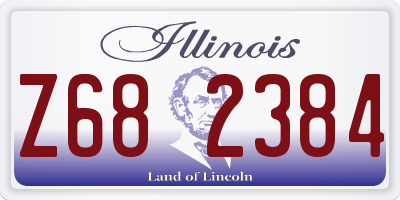 IL license plate Z682384
