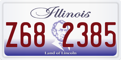 IL license plate Z682385