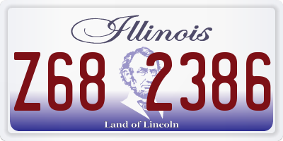 IL license plate Z682386