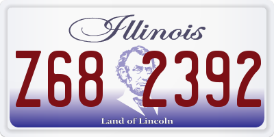 IL license plate Z682392