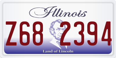 IL license plate Z682394