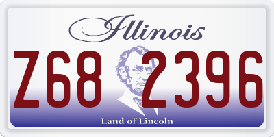 IL license plate Z682396