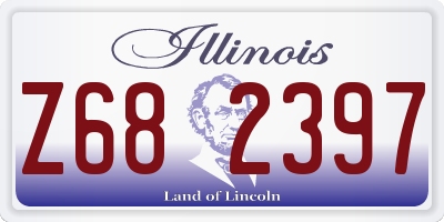 IL license plate Z682397
