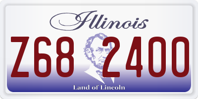 IL license plate Z682400