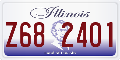 IL license plate Z682401