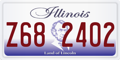 IL license plate Z682402