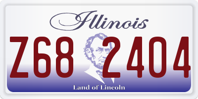 IL license plate Z682404
