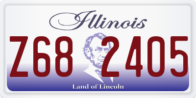 IL license plate Z682405