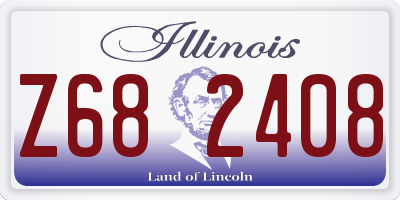 IL license plate Z682408