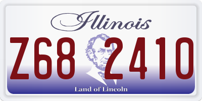 IL license plate Z682410