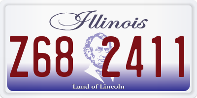 IL license plate Z682411