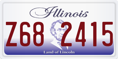 IL license plate Z682415