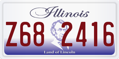 IL license plate Z682416