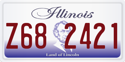IL license plate Z682421