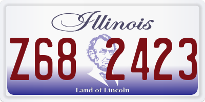 IL license plate Z682423