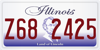 IL license plate Z682425
