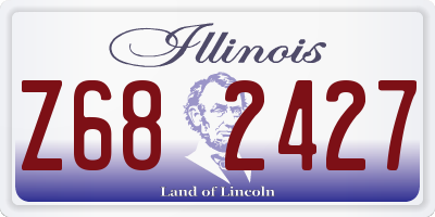 IL license plate Z682427