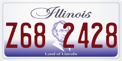 IL license plate Z682428