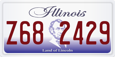 IL license plate Z682429