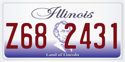 IL license plate Z682431