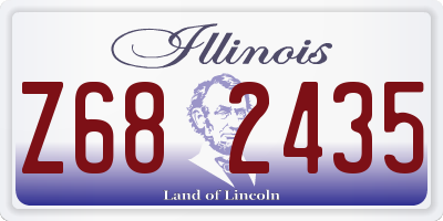 IL license plate Z682435