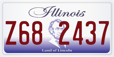 IL license plate Z682437