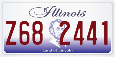 IL license plate Z682441