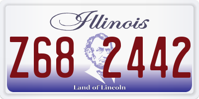 IL license plate Z682442